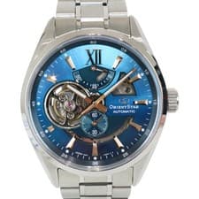ORIENT STAR RK AV0122L Modern Skeleton Wristwatch Turquoise Gradient Mens