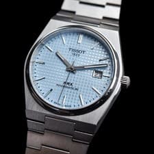 Genuine Tissot PRX Powermatic 80 Ice Blue 40mm Stainless Steel Watch