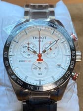 TISSOT PRS 516 Chronograph Quartz Watch White Dial