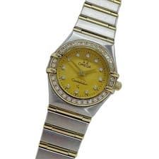 Omega Constellation Mini 1267 15 Women's Watch, Brand, Diamond, Quartz,