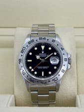 Rolex Explorer II Black Dial on Oyster 16550 1985