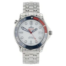 Omega Seamaster White Dial Steel 41mm Automatic Mens Watch 212.32.41.20.04.001