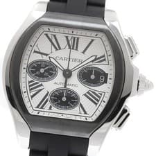 CARTIER Roadster XL W6206020 Chronograph Silver / Black Dial AT Men's_936023