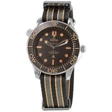 Omega Seamaster Diver "007 Edition" Automatic Chronometer Brown Dial Men's Watch