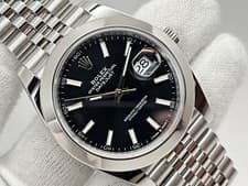 Rolex Datejust 41 2026 NEW Black Dial Jubilee 126300 Stainless Steel
