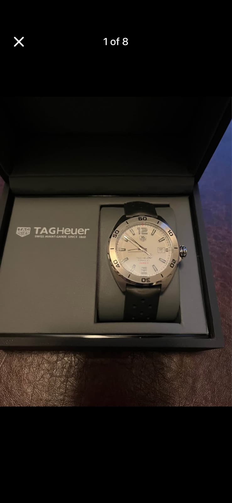 Tag Heuer Men's WAZ2114.FT8023 'Formula 1' Black Rubber Watch