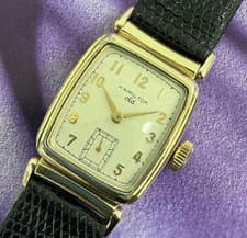 Vintage Hamilton Brandon 1949 Cal. 980 17 Jewel 10K Gold Filled Manual Wind