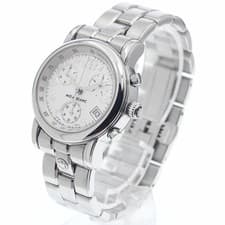 Montblanc Meisterstuck 7039 Chronograph Date Quartz Silver Dial 32mm SS Women's
