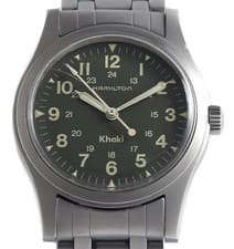 Hamilton Khaki Field Watch Green Dial Manual Winding