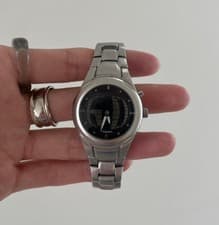 Fossil Big Tic Y2K Quartz Unisex Watch 34mm Authentic Band Pre-Owned