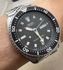 Seiko 7S26-0020 Diver's Watch Black Boy North America Model