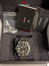 TUDOR Pelagos LHD Titanium "Destro" Dive Watch With Box & Papers Ref. 25610TNL
