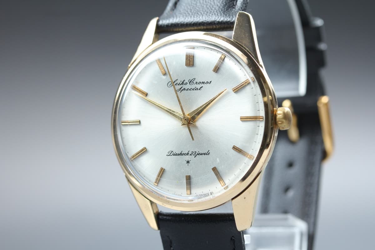 Vintage 1963 [Exc+5] Seiko Cronos Special Hand-Winding Cal.810 23 j Men’s Watch