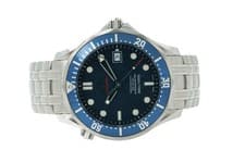 Omega Seamaster 300 Co-Axial 2220.80 222080 Blue Dial 41mm 12/2007 12237U