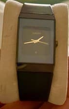 RADO DIASTAR SWISS 111.0348.3 Ceramic Black Quartz Ladies Watch