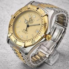 TAG HEUER Professional 964.006 Gold Dial - Working Condition