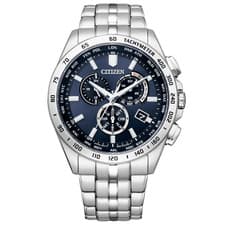 Citizen Eco-Drive 43mm Silver Stainless Steel Case and Bracelet Men's Wristwatch