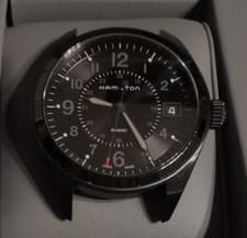 Hamilton Khaki Field H684010 Quartz Men's Watch Black Dial Date from JP