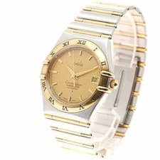 Omega 1202 10 Constellation YG Combination Full Bar Cal 1120 Automatic _911817