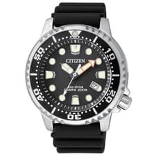 Citizen Men's Promaster Diver Eco Drive 200mt Black Dial Watch BN0150-10E