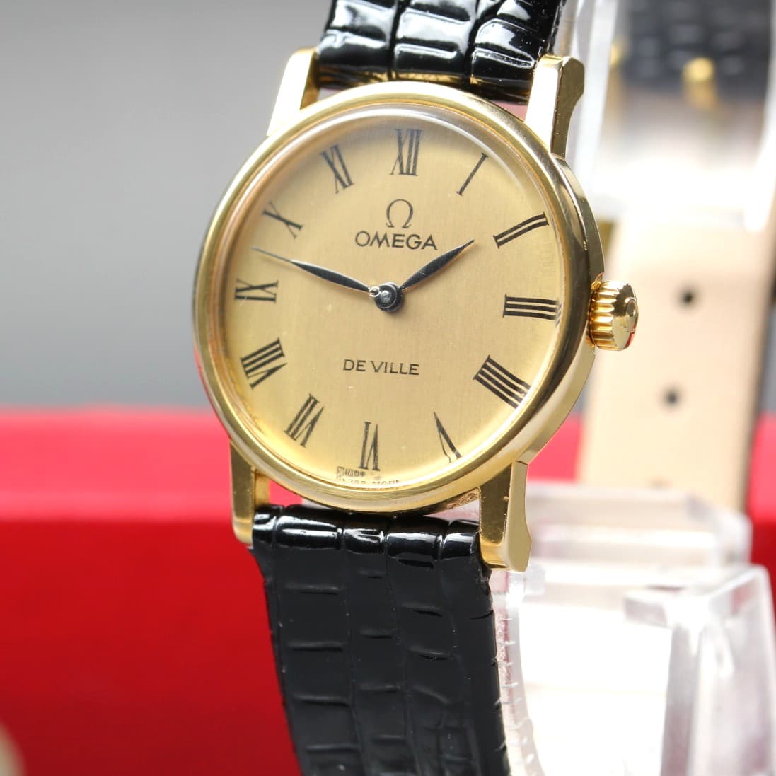 Near MINT w/Case] OMEGA De Ville Cal.625 Vintage 1978 Hand Winding Women's Watch