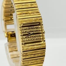 RAYMOND WEIL Watch 18K Gold 8056 Gold Dial Quartz Women's Auth Rare