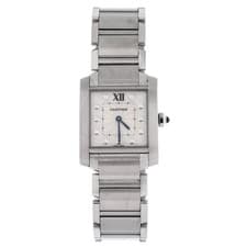 Cartier Tank Francaise Quartz Watch Stainless Steel with Diamond Markers 25