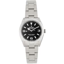 Rolex Explorer 36 Stainless Steel Black Dial 36mm 124270 Full Set