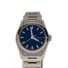 GUCCI quartz watch, analog, stainless steel, BLK SLV, carbon YA11515502