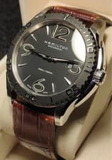 Hamilton Sea View 1000FT Auto Diver 300m Khaki Dial Men's Watch