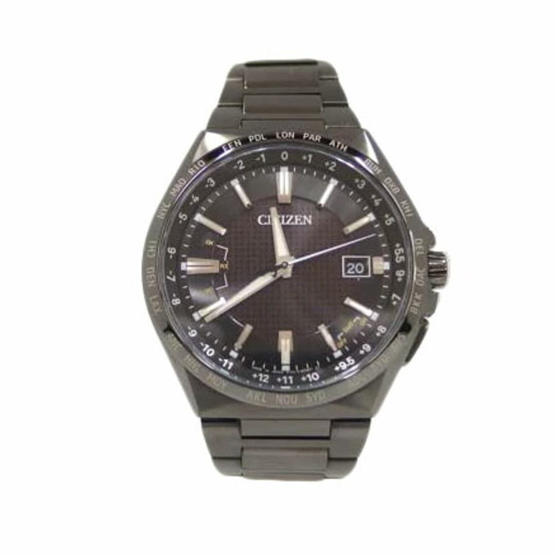 Citizen Atessa Radio Solar Watch H145-S122619 AB Pre-owned Japan From Japan