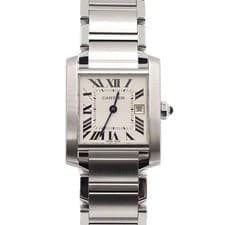 Cartier Tank Française Medium Quartz Steel Watch W51011Q3 154508930