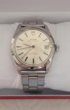 TUDOR Prince Oysterdate Automatic Stainless Steel White Dial Date Wristwatch