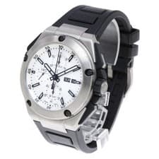 IWC SCHAFFHAUSEN INGENIEUR IW386501 44mm Titanium Rubber Chronograph #C208