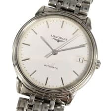 LONGINES L4.678.4 Grand Classic Date Automatic Men's Watch Silver Used From Japa