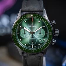 Blancpain Fifty Fathoms Bathyscaphe Chrono Flyback Green – B&P – 5200-0153-B52A