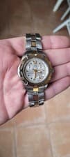 TAG Heuer CN1151.BD0341 Mens 2000 Professional Chronograph Watch 18K Gold Silver