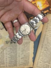 Rolex Oyster Ref. 6466 Champagne Dial 30mm Manual Wind Watch 1967 Runs Great