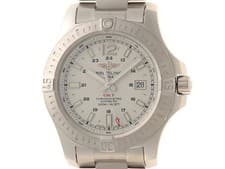 Breitling Colt Automatic Watch Stainless Steel Silver Dial Used