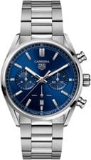 TAG Heuer Carrera Chronograph Blue Dial 42mm Steel Auto CBN2011, Unworn 2025