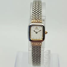 SEIKO Credor 18KT 10P Diamond Women's Watch 1E70-5130 Working