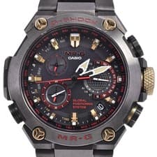 with paper CASIO MR-G MRG-G1000B-1A4JR gray Dial GPS Solar Men's Watch B#146760