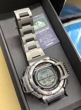 CASIO PRO TREK PRT-420J-1 Titanium Quartz Wristwatch Men’s Accessory Fashion