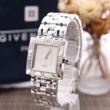 Givenchy REG1558962 Wristwatch Timepiece Silver Authentic Ready to Use