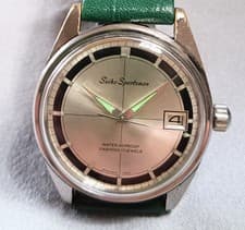 SEIKO Sportsman 6602 9981 Manual Wind Wristwatch 17 Jewels Serviced Vintage