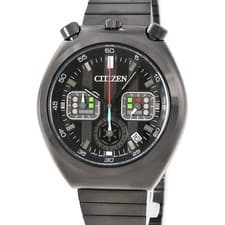 Citizen AN3669-52E Men's Watch Quartz Black Dial Black Band Used 38mm