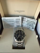 Longines Spirit Zulu Time 42mm Green Bezel Anthracite Dial - L3.812.4.63.6