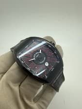 Franck Muller Vanguard Black Red Automatic Watch V 45 SC DT TT NR BR ER w/ B+P