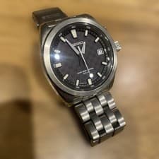 Seiko Spirit Solar Titanium Mens Watch Quartz Date Japan Made wrist 16cm
