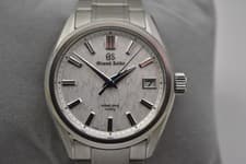 Grand Seiko Evolution 9 Spring Drive 5 days, White Birch, mint, paper & box